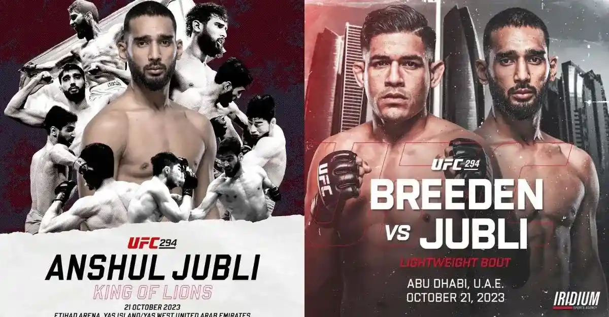 Anshul Jubli vs. Mike Breeden in UFC 294