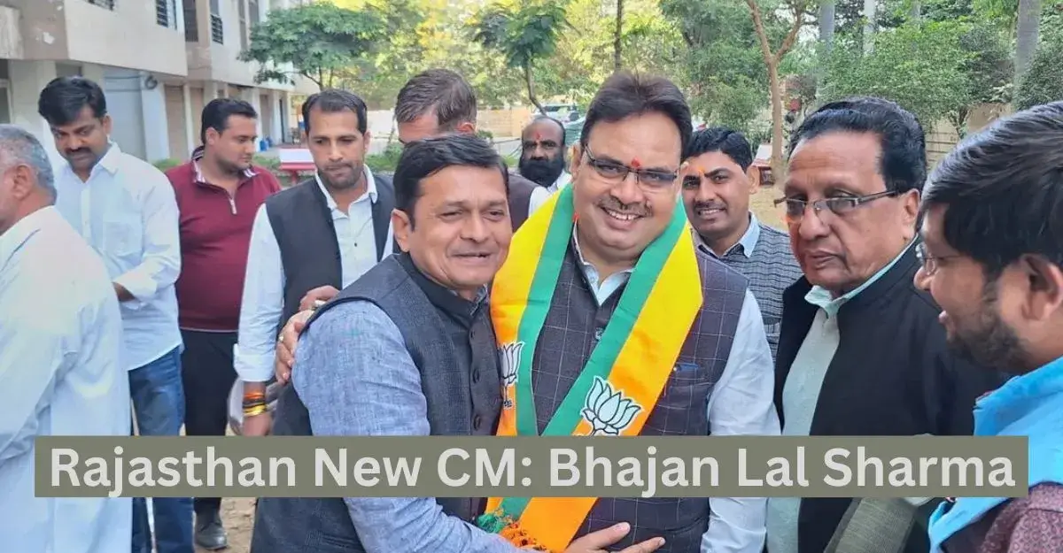 Rajasthan New CM Bhajan Lal Sharma