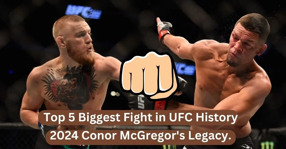 Top 5 Biggest Fight in UFC History 2024 Conor McGregor’s Legacy. VMK News